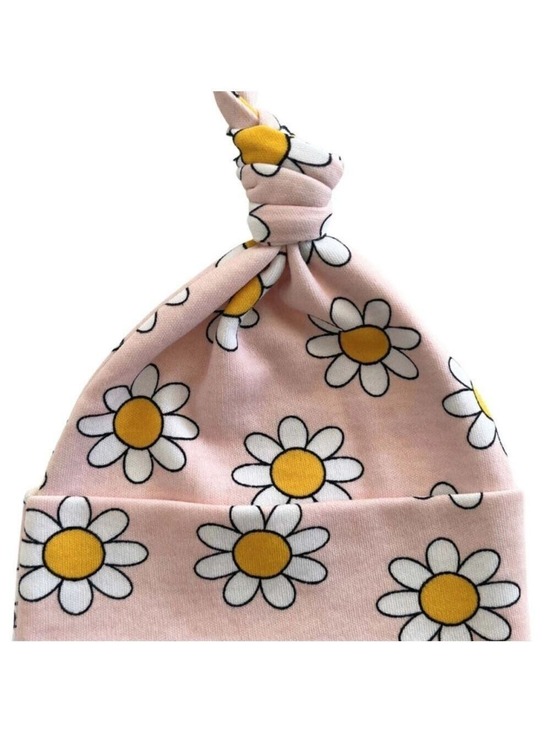 SIIX Other - Pink Daisy Knot Hat Kids